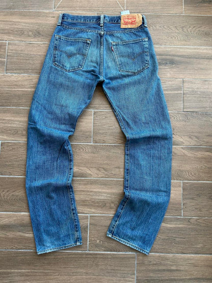Levis 501 Navy Jeans - 31x34