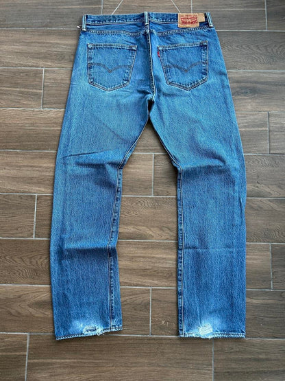 Levis 501 Blue Jeans – 36x34
