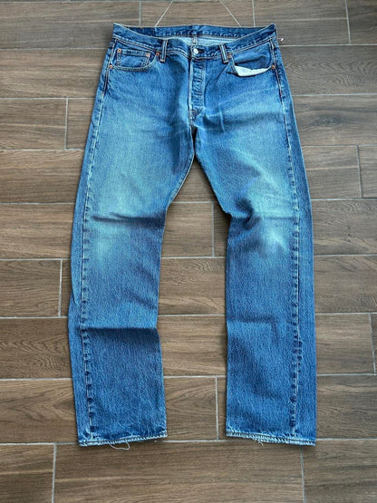 Levis 501 Blue Jeans – 36x34