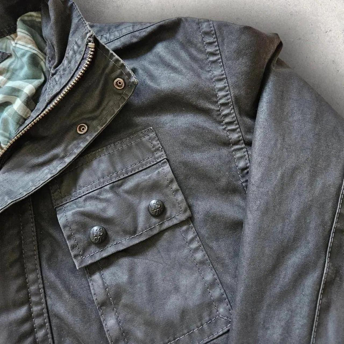 Vintage Levi's Heavy Jacket — fabric and condition detail