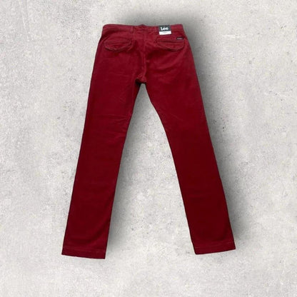 New Lee Red Chino — brand and fabric detail