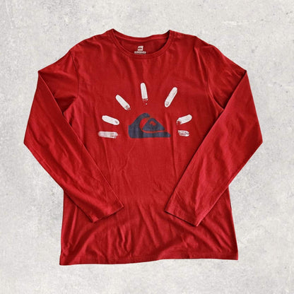 Quicksilver Red Long sleeve T-shirt — product view