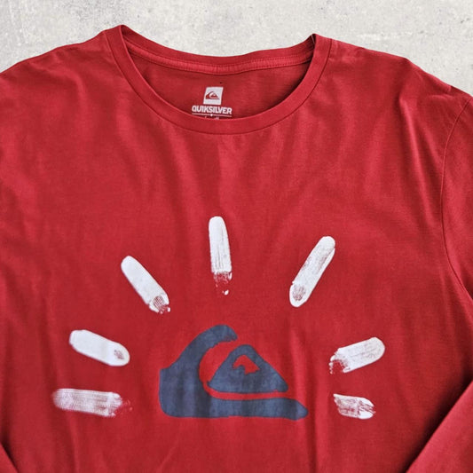 Quicksilver Red Long sleeve T-shirt — alternate product view