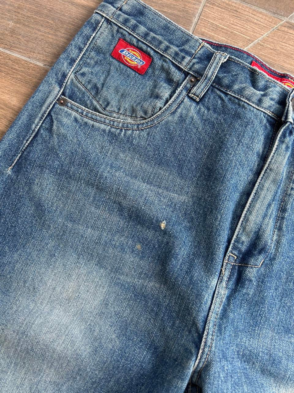 Vintage Dickies Navy Jeans - W34 — close-up detail
