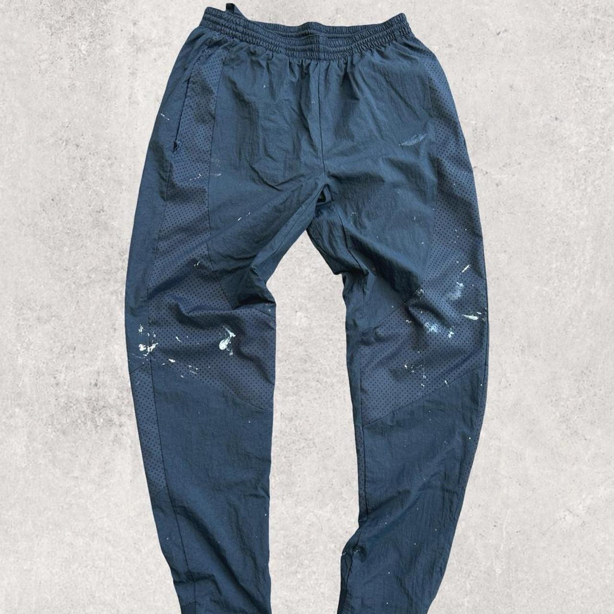 Black Nylon Pants - Rubber waist — product view
