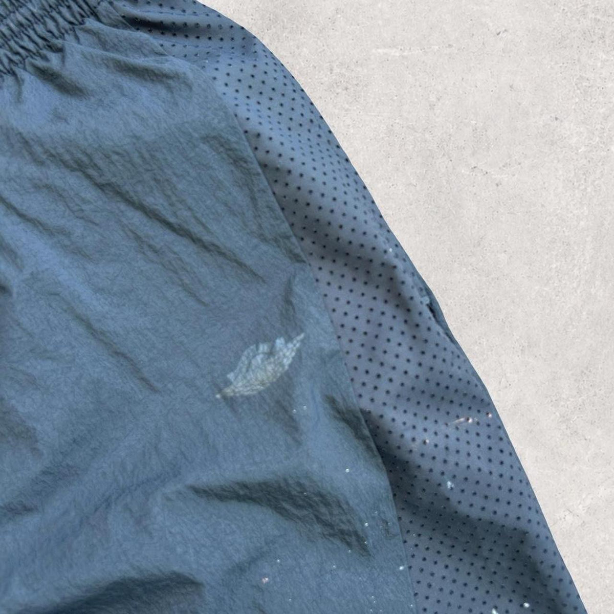 Black Nylon Pants - Rubber waist — alternate product view