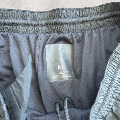 Black Nylon Pants - Rubber waist — nylon and condition detail