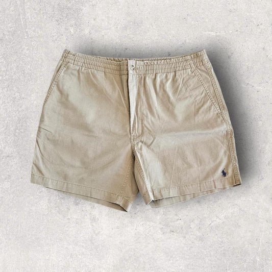 Polo Ralph Lauren Cream Shorts בצבע קרם, מידה XL
