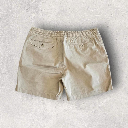 Polo Ralph Lauren Cream Shorts בצבע קרם, מידה XL