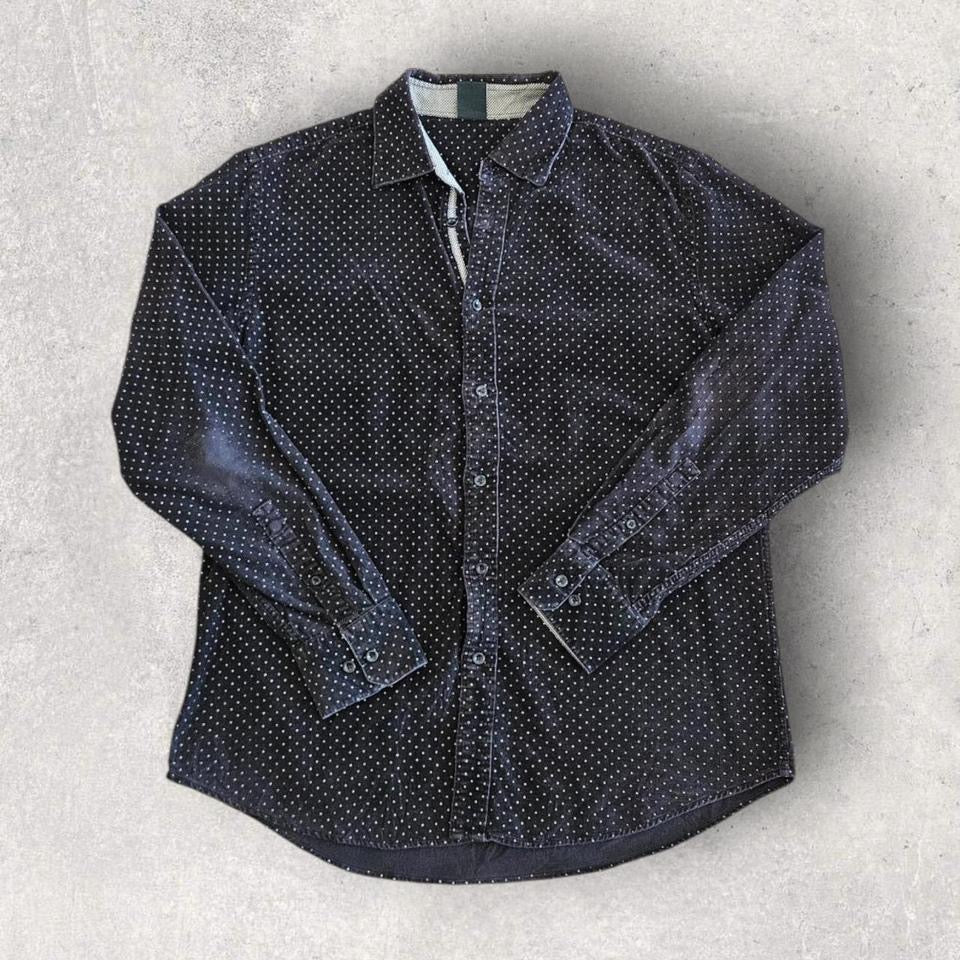 Septwolves Black Corduroy Shirt - L חולצת קורדרוי שחורה ספטוולבס מידה L     