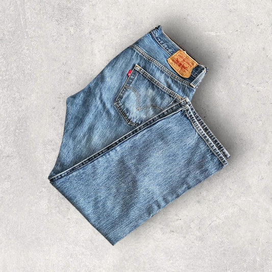 Levi’s 501 Navy Jeans 36x30 – dark blue vintage denim straight fit