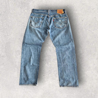 Levi’s 501 Navy Jeans 36x30 – dark blue vintage denim straight fit