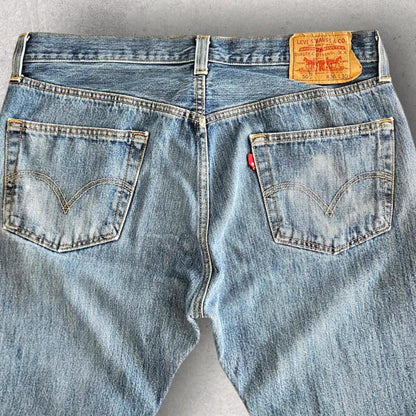 Levi’s 501 Navy Jeans 36x30 – dark blue vintage denim straight fit