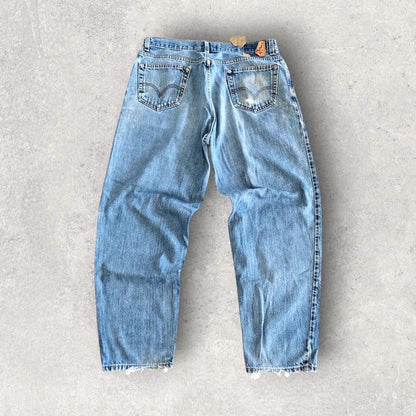 Levi’s 560 Baggy Blue Jeans 36x32 – loose fit vintage denim