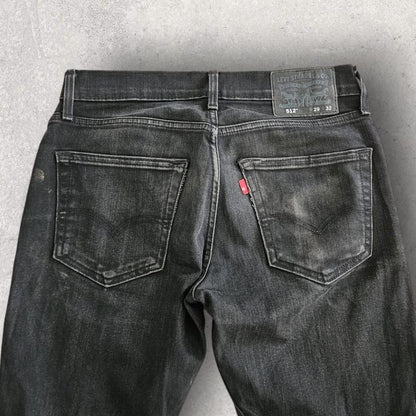 Levi’s 512 black jeans 29x29 – vintage slim tapered fit denim