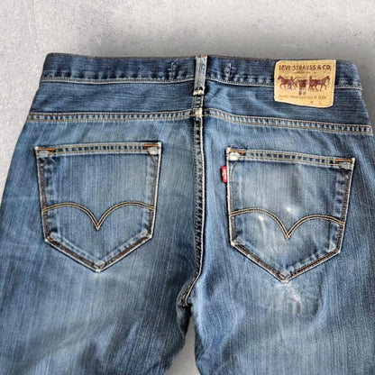 Levi’s 504 navy blue jeans W32 L34 vintage denim relaxed fit