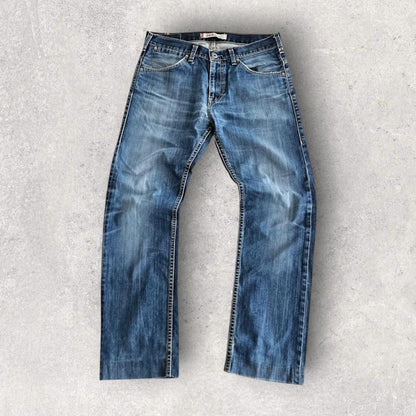 Levi’s 504 navy blue jeans W32 L34 vintage denim relaxed fit