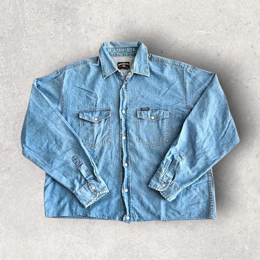 Vintage Carrera Blue Light Denim Jacket Woman's - L ג'קט ג'ינס לייט כחול קררה וינטג'