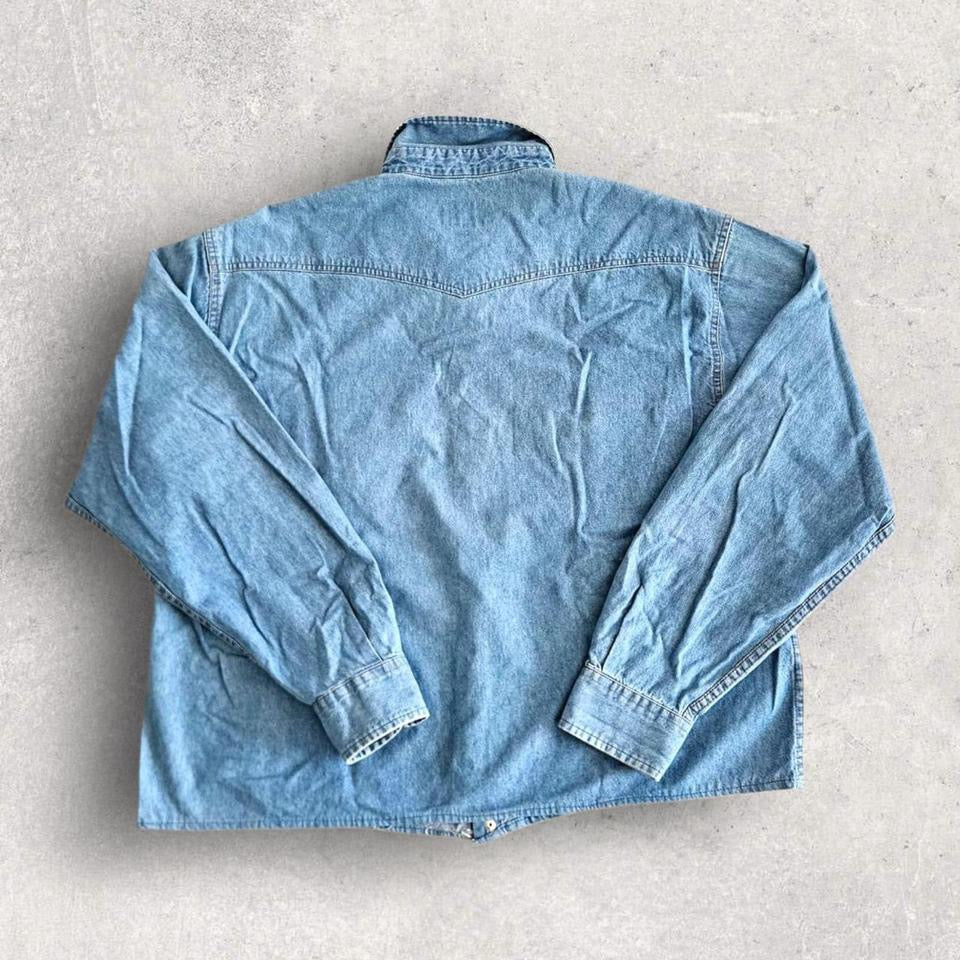 Vintage Carrera Blue Light Denim Jacket Woman's - L ג'קט ג'ינס לייט כחול קררה וינטג'