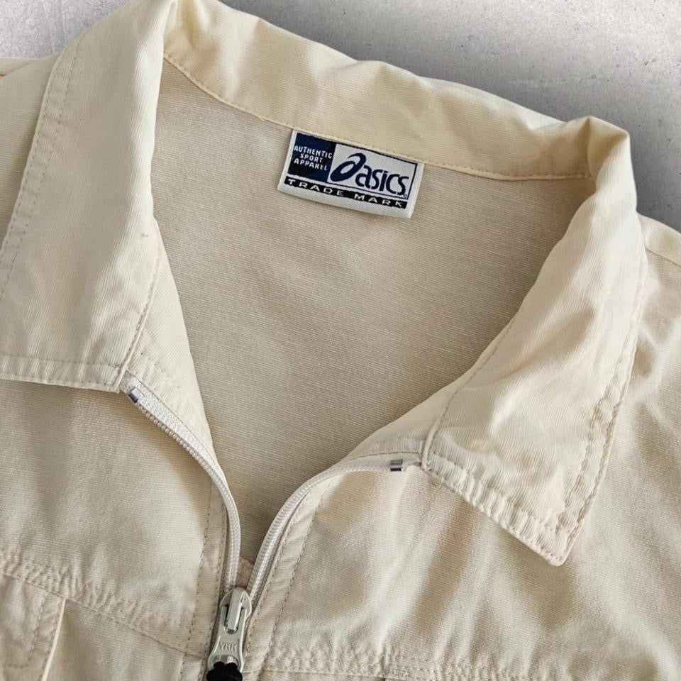 Woman’s ASICS Yellow Light Zipper Shirt - L חולצת ריצה צהובה לנשים אסיקס מידה L       