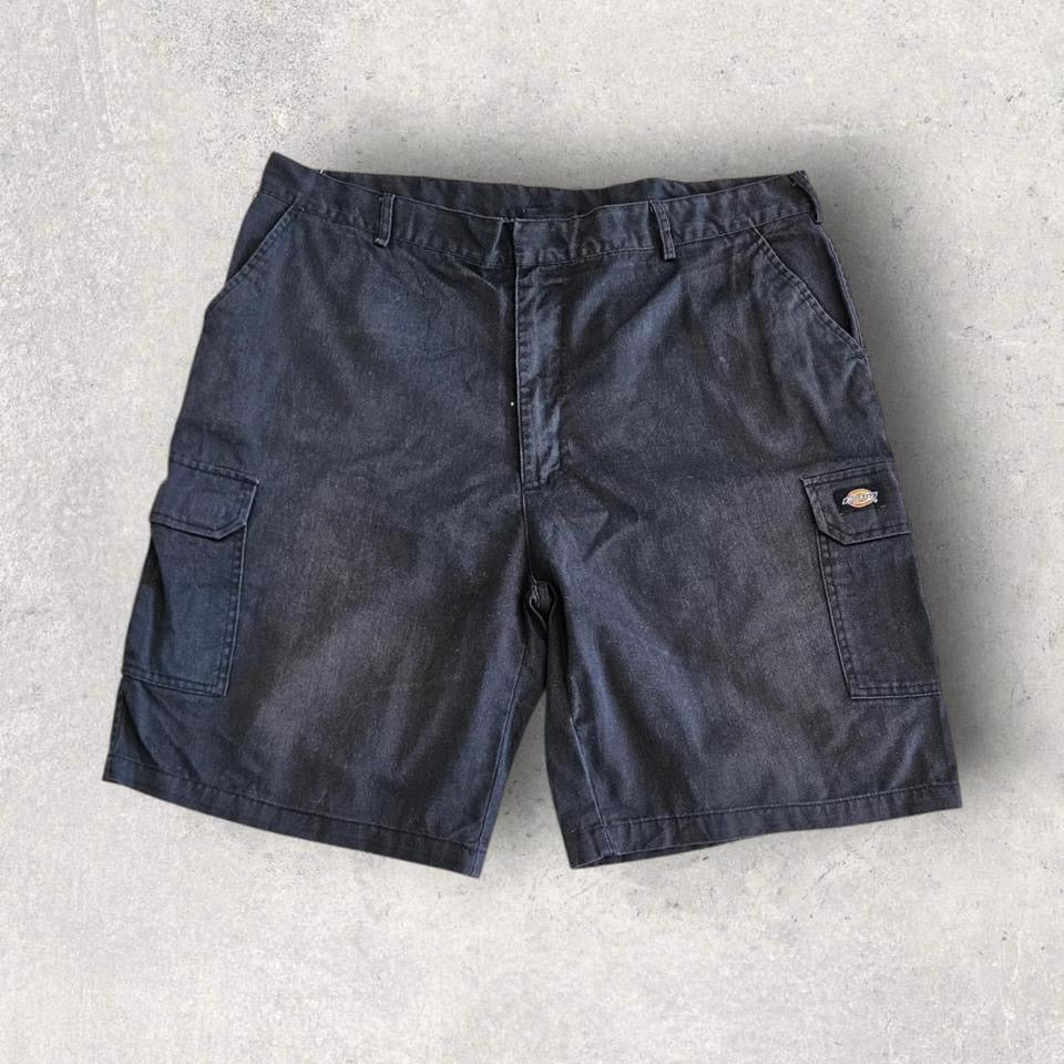 Dickies black workwear cargo shorts W42 vintage streetwear