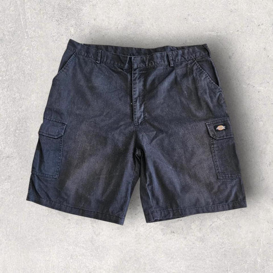 Dickies black workwear cargo shorts W42 vintage streetwear