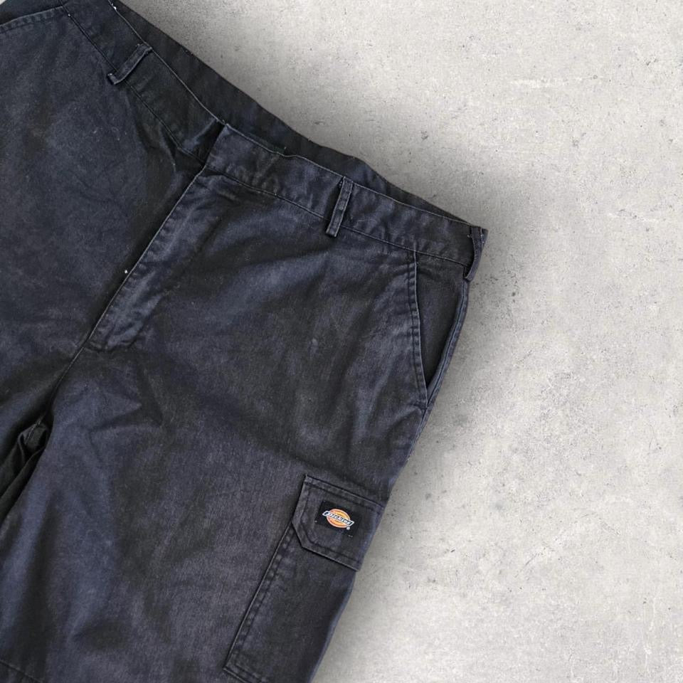 Dickies black workwear cargo shorts W42 vintage streetwear