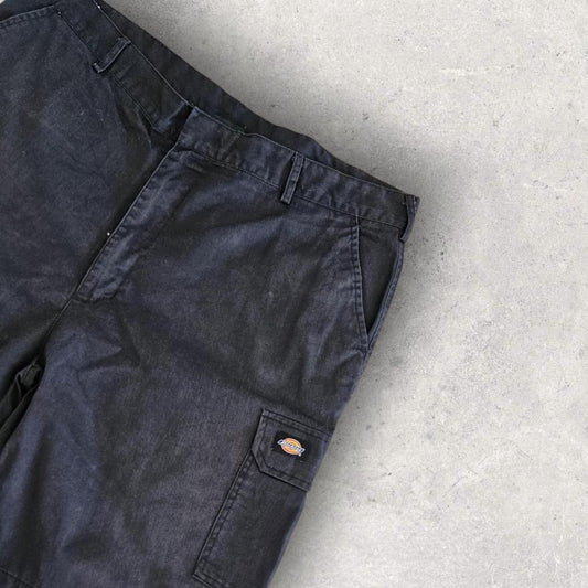 Dickies black workwear cargo shorts W42 vintage streetwear