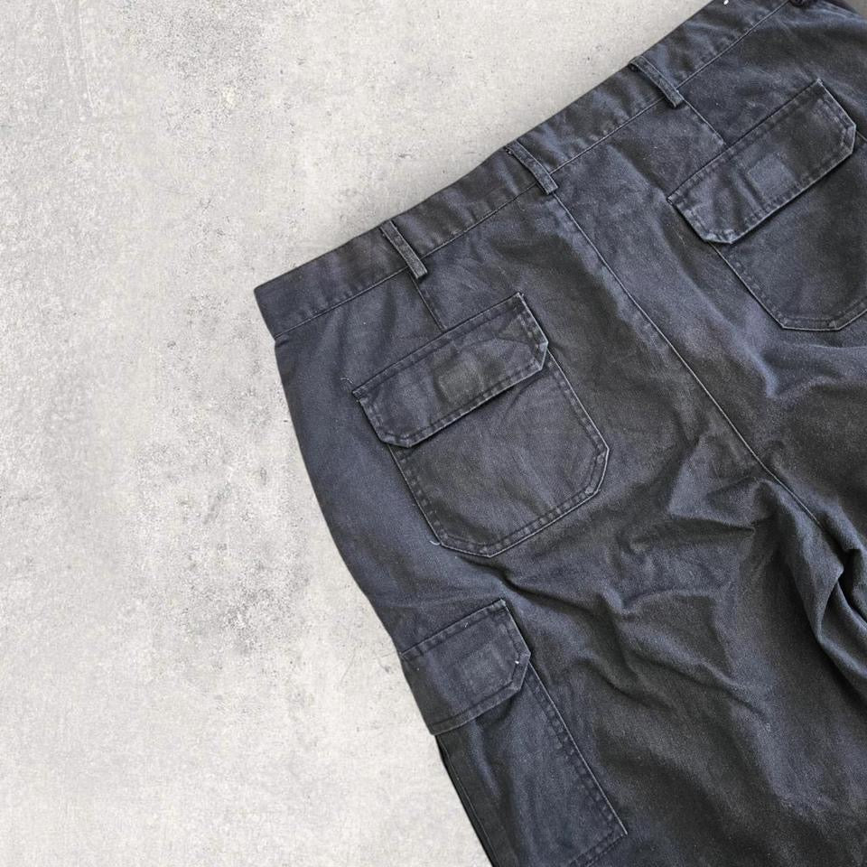 Dickies black workwear cargo shorts W42 vintage streetwear