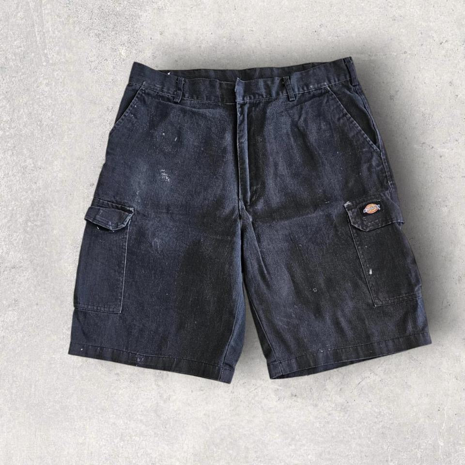 Dickies black cargo shorts W34 vintage streetwear