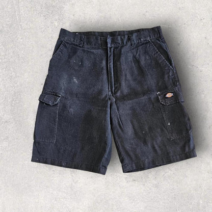 Dickies black cargo shorts W34 vintage streetwear
