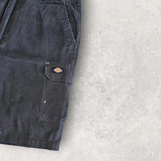 Dickies black cargo shorts W34 vintage streetwear