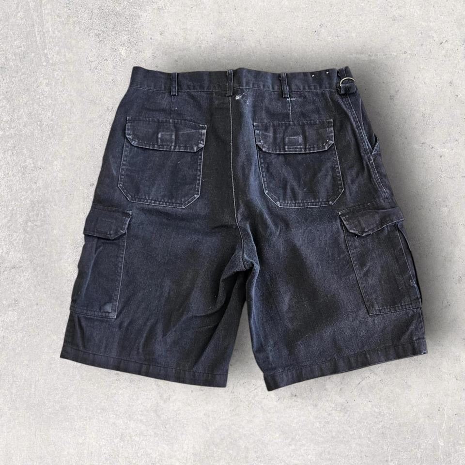 Dickies black cargo shorts W34 vintage streetwear