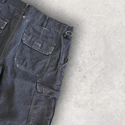 Dickies black cargo shorts W34 vintage streetwear