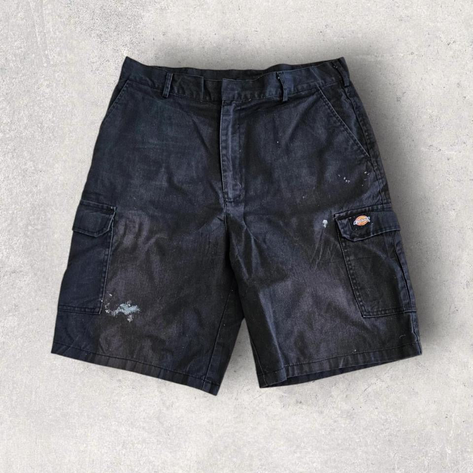 Dickies Black Workwear Cargo Shorts בצבע שחור, מידה W36