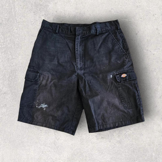 Dickies Black Workwear Cargo Shorts בצבע שחור, מידה W36
