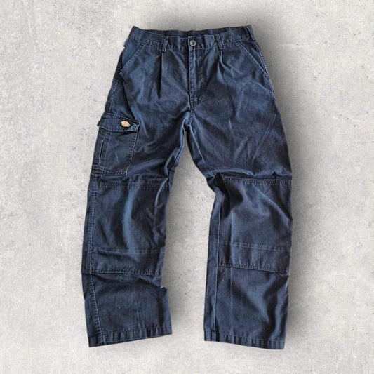 Dickies Navy Double Knee Workwear Pants בצבע כחול נייבי, מידה W32