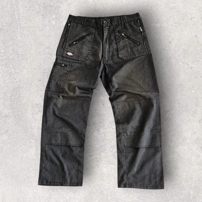 Dickies Black Double Knee Workwear Pants בצבע שחור, מידה W36