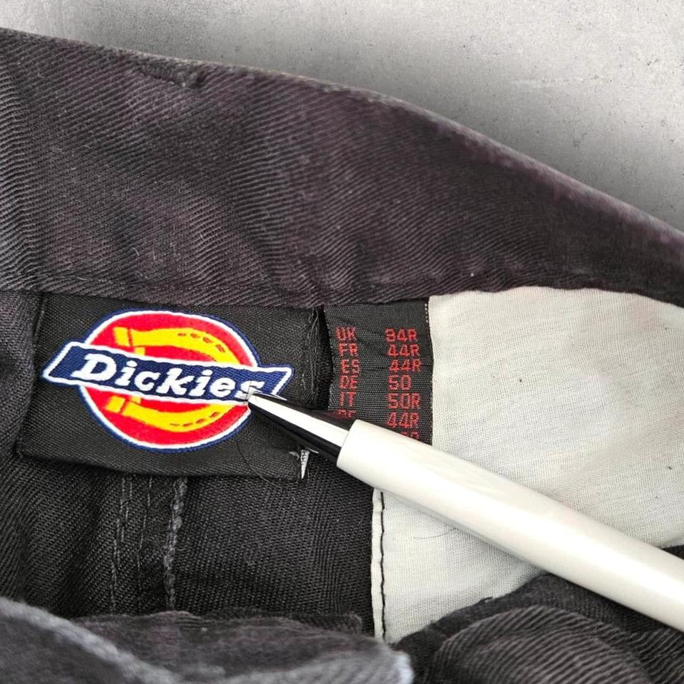 Dickies Black Double Knee Workwear Pants בצבע שחור, מידה W34
