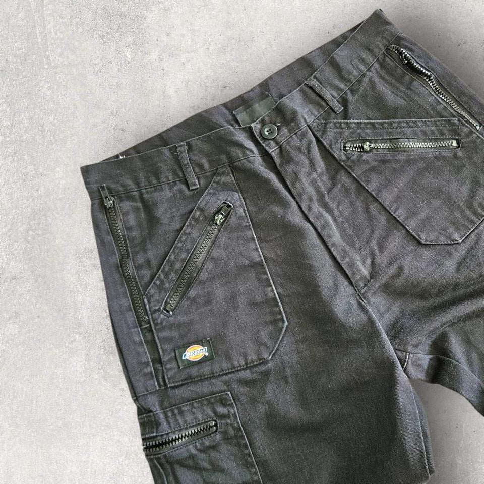 Dickies Black Double Knee Workwear Pants בצבע שחור, מידה W34