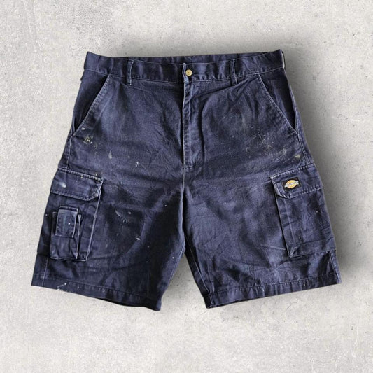 Dickies Blue Cargo workwear Shorts בצבע כחול, מידה W36
