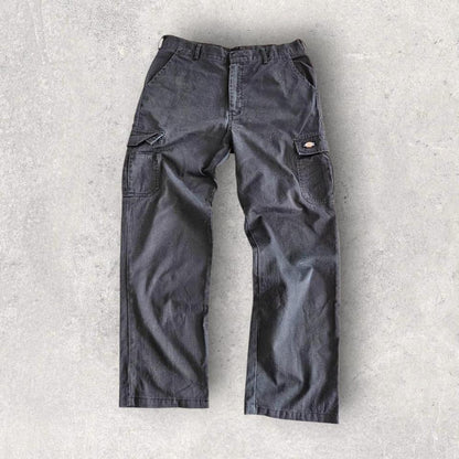 Dickies Black Cargo Workwear Pants בצבע שחור, מידה W36