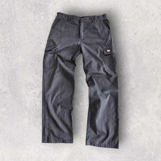 Dickies Black Cargo Workwear Pants בצבע שחור, מידה W36
