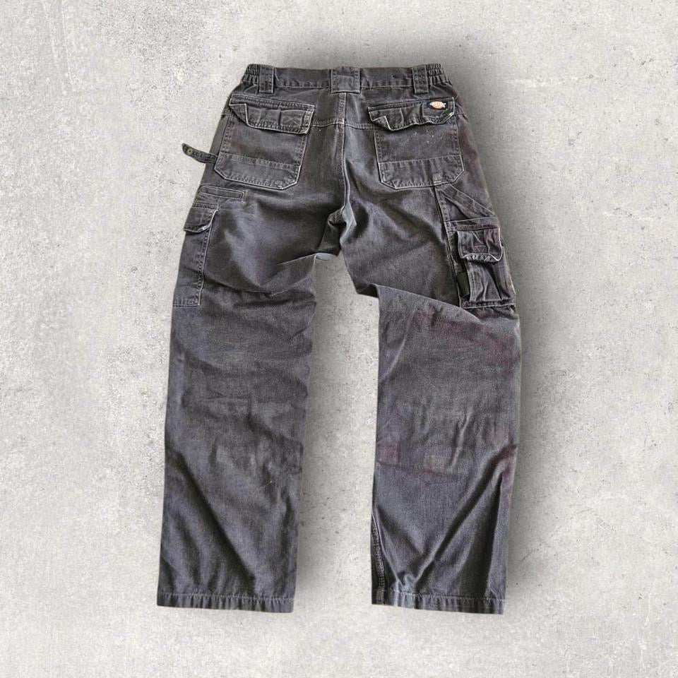 Dickies Grey Double Knee Workwear Pants בצבע אפור, מידה W32