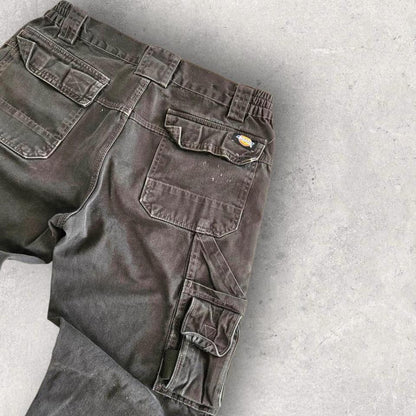 Dickies Grey Double Knee Workwear Pants בצבע אפור, מידה W32