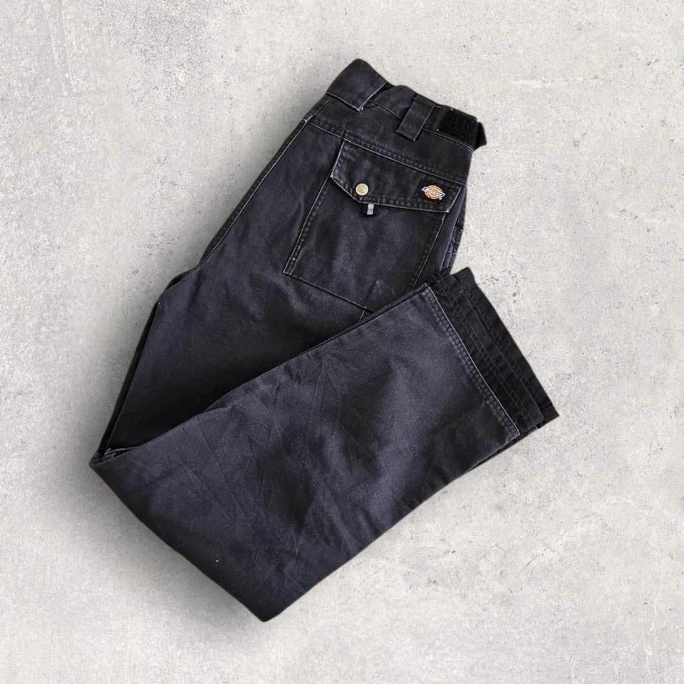 Dickies Black Double Knee Workwear Pants בצבע שחור, מידה W34
