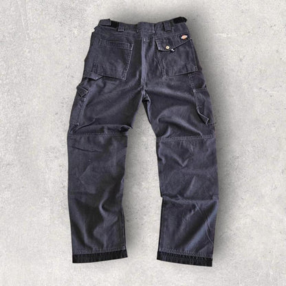 Dickies Black Double Knee Workwear Pants בצבע שחור, מידה W34