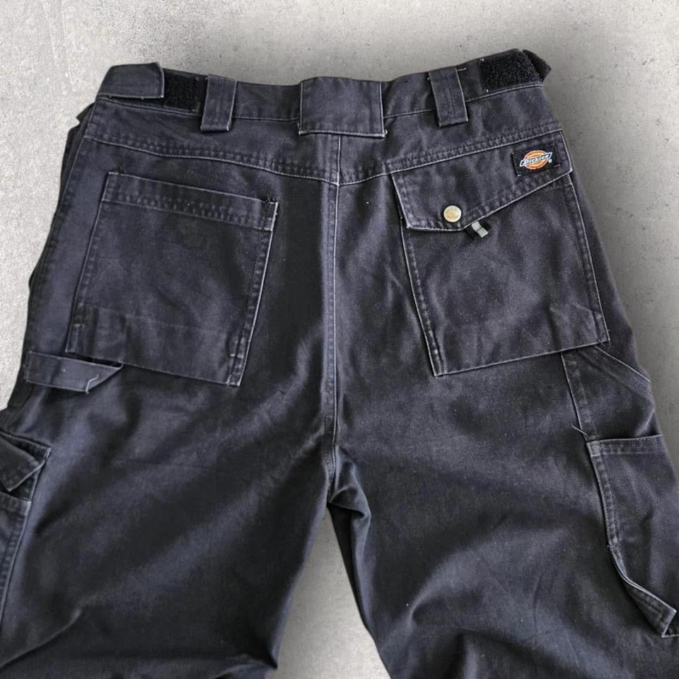 Dickies Black Double Knee Workwear Pants בצבע שחור, מידה W34