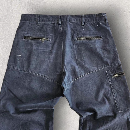 Dickies Navy Double Knee Workwear Pants בצבע כחול נייבי, מידה W34