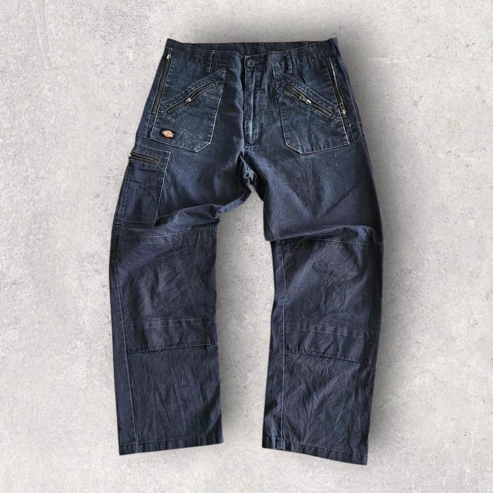 Dickies Navy Double Knee Workwear Pants בצבע כחול נייבי, מידה W34
